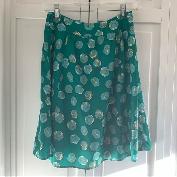 The Limited Green Polka Dot Skirt - Picture 1 of 8